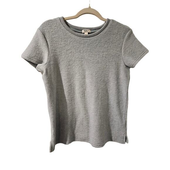 Dylan Fleece short sleeve tshirt faux fur fleece Gray Womens XS‎ - Picture 1 of 6